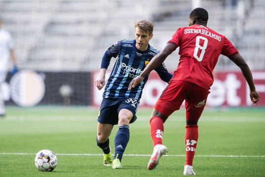 Djurgårdens Rasmus Schüller och Östersunds Isak