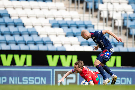 Helsingborgs Rasmus Jönsson och Östers Jonathan Drott