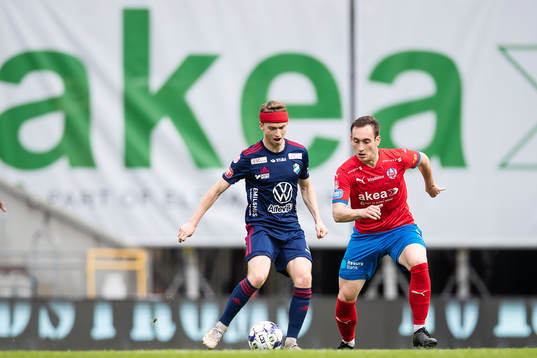 Östers Carl Johansson och Helsingborgs Vladislav Kreida