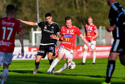 Örebros Deniz Hümmet och Degerfors Adam Carlén