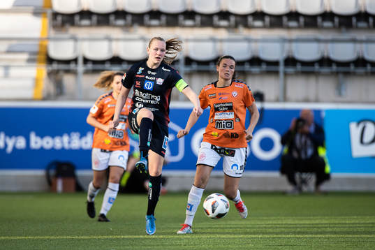 Linköpings Frida Leonhardsen Maanum och Kristianstads Anna