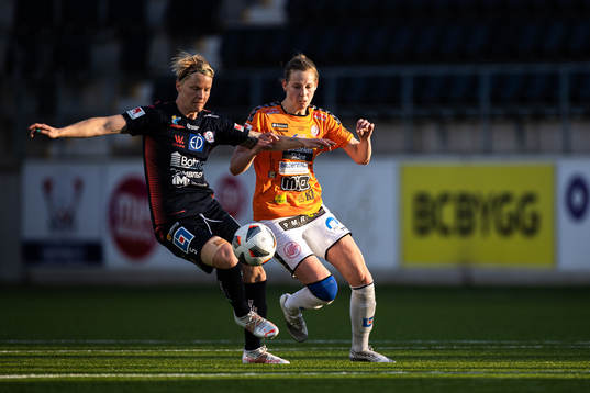Linköpings Nilla Fischer och Kristianstads Amanda Edgren