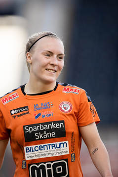 Kristianstads Jutta Rantala jublar
