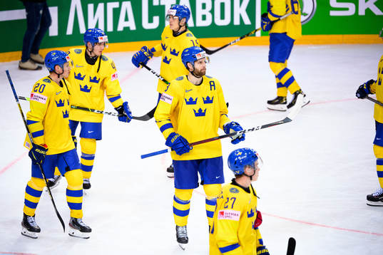 Klas Dahlbeck of Sweden looks dejected