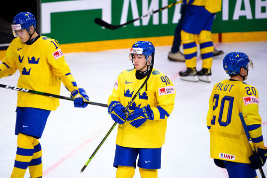 Andreas Wingerli of Sweden looks dejected