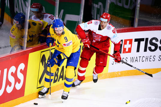 Adrian Kempe of Sweden and Jesper Jensen of Denmark