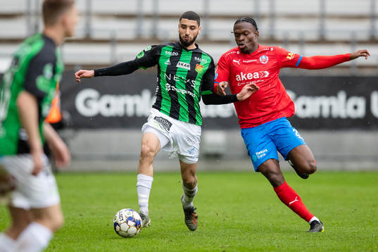 GAIS Aiham Ousou och Helsingborgs Noel Mbo