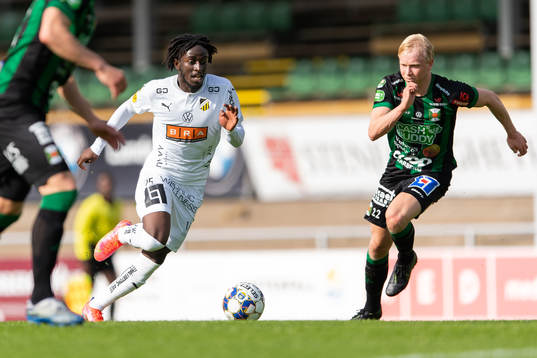Häckens Jack Lahne och Varbergs André Boman