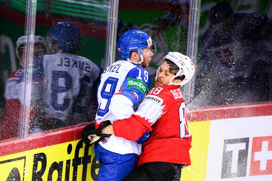 Matus Sukel of Slovakia and Christoph Bertschy of
