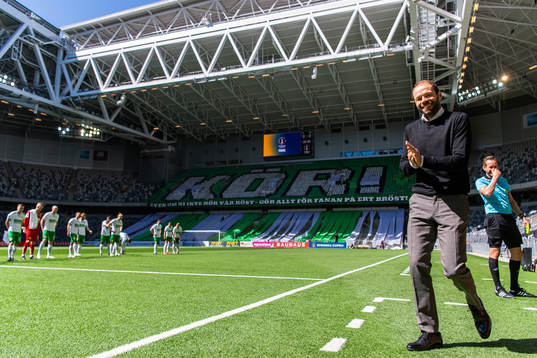 Häckens tränare Andreas Alm