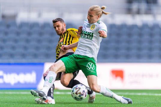 Häckens Johan Hammar och Hammarbys Gustav Ludwigson