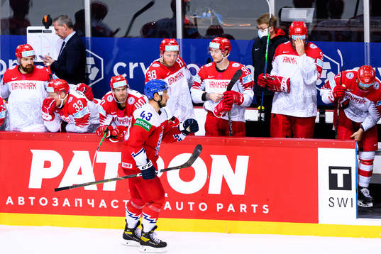 Jan Kovar of Czech Republic celebrate a shootout goal