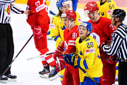 Vladislav Kamenev of Russia  and Lawrence Pilut of Sweden