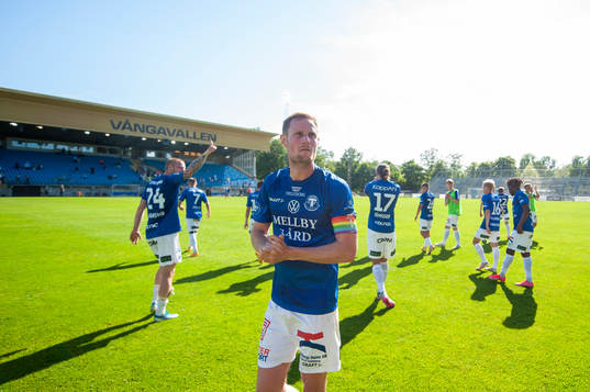 Trelleborgs Anton Tideman jublar