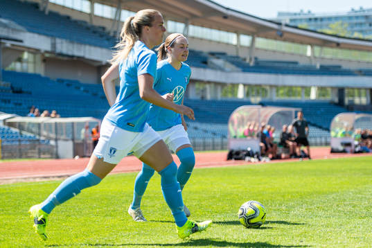 Malmö FFs Beatrice Andersson och Rebecka Holm