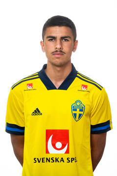 Sveriges Hussein Ali poserar för ett porträtt den 6 juni 2021 i Falkenberg. 
