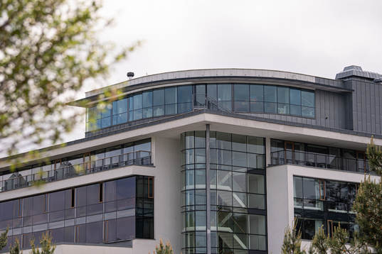 Exterior view of Sankt Jörgen Park Hotel, base camp for the Swedish national football team