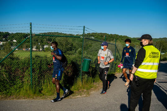 Ken Sema , head of security Jan Gustavsson, Jens Cajuste