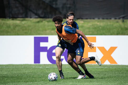 Jens Cajuste and Gustav Svensson of the Swedish national