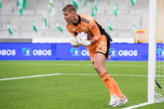 Östers målvakt Robin Malmkvist