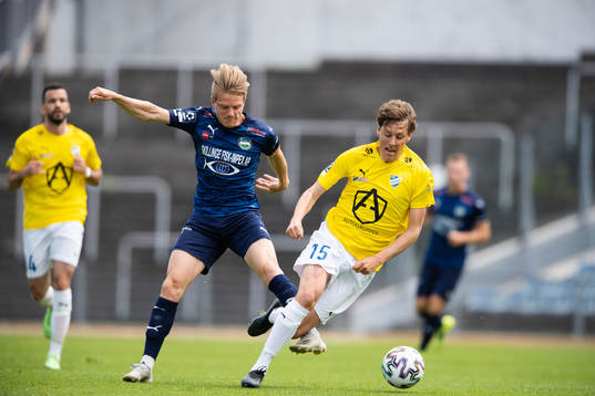 Österlens Jacob Blixt och IFK Malmös Henrik Ahlberg