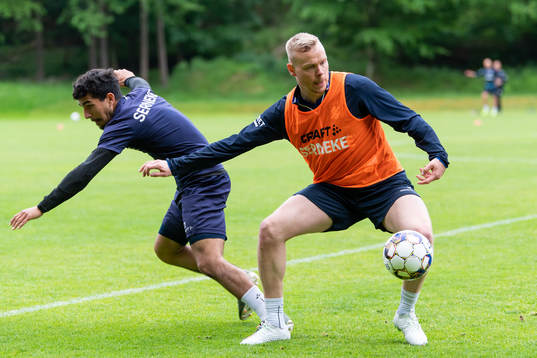 IFK Göteborgs Alai Hussain Ghasem och Kolbeinn Sigthorsson 
