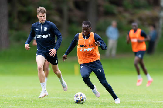 IFK Göteborgs Gustaf Norlin och Alhassan Yusuf