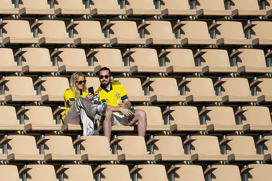 Mika Zibanejad of the New York Rangers with girlfriend and