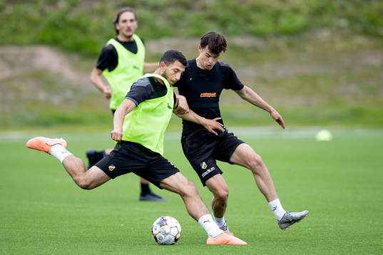 Häckens Rasmus Lindgren och Leonardo Farah Shahin