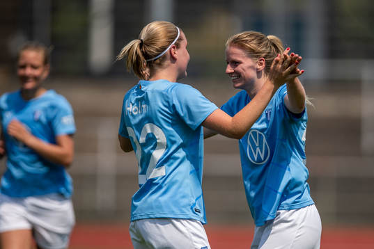 Malmö FFs Amanda Kander jublar efter 13-0