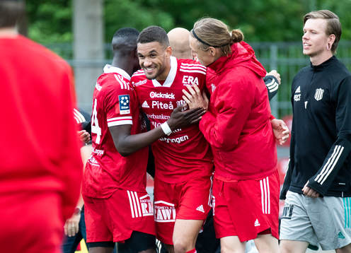 Piteås Bernardo Morgado jublar