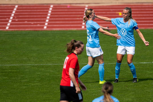 Malmö FFs Elvira Ramel jublar