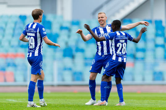 IFK Göteborgs Kolbeinn Sigthorsson jublar efter att han gjort 1-0
