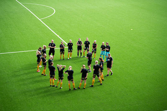 Elfsborgs spelare och ledare samlas