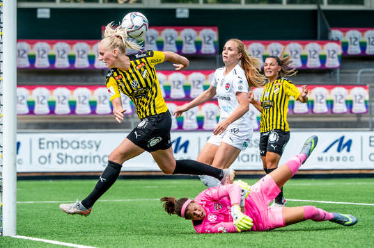 Häckens Stina Blackstenius mot Rosengårds Glódís Perla