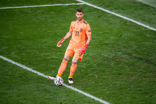 Goalkeeper Unai Simon of Spain