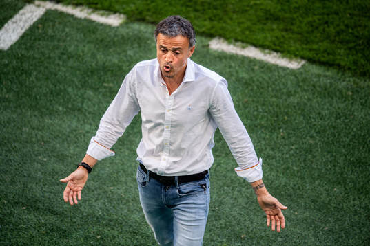 Luis Enrique, head coach of Spain