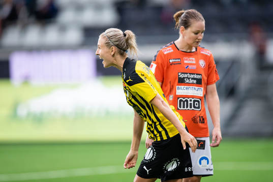 Häckens Emma Kullberg jublar