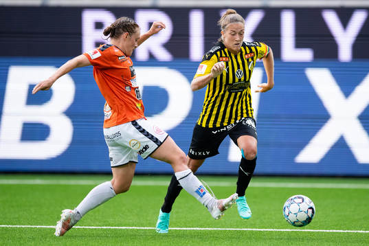 Kristianstads Sif Atladóttir och Häckens Filippa Angeldahl