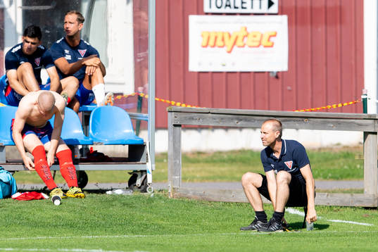 Tvååkers tränare Pierre Krantz