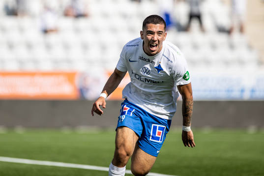 IFK Norrköpings Lucas Lima jublar