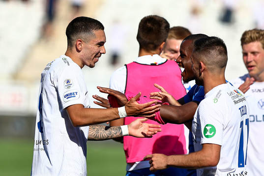 IFK Norrköpings Lucas Lima jublar