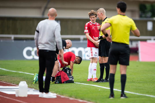 Kalmars Emin Nouri får behandling