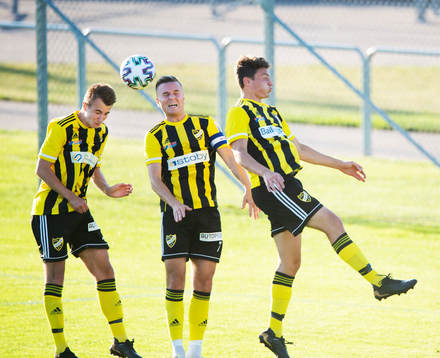 IFK Hässleholms nickade trio Isak Olsson, Danny Gunnarsson