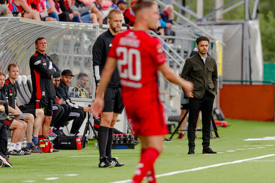 Östersunds tränare Amir Azrafshan
