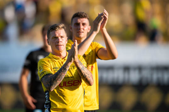 Elfsborgs Samuel Holmén jublar