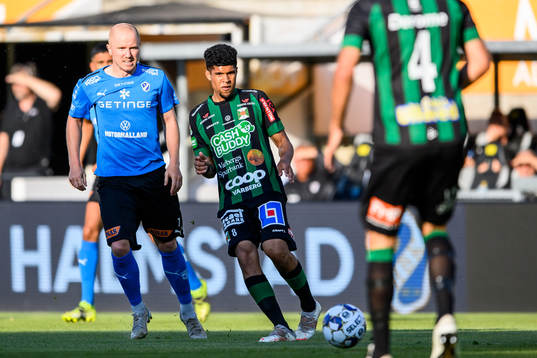 Halmstads Simon Lundevall och Varbergs Luke le Roux