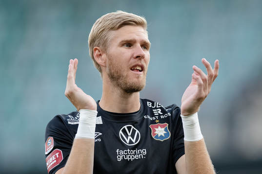 Örgrytes målvakt Fredrik Andersson