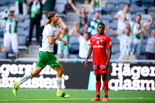 Hammarbys Bjørn Paulsen jublar