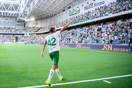 Hammarbys Bjørn Paulsen jublar